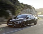 2020 Mercedes-Benz CLA 250 Coupe Edition Orange Art AMG Line (Color: Cosmos Black) Front Three-Quarter Wallpapers 150x120