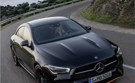 2020 Mercedes-Benz CLA 250 Coupe Edition Orange Art AMG Line (Color: Cosmos Black) Front Wallpapers 450x275 (85)