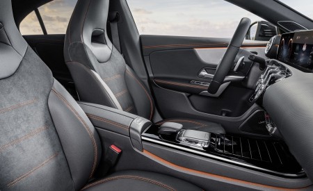 2020 Mercedes-Benz CLA 250 Coupe Edition Orange Art Interior Seats Wallpapers 450x275 (122)