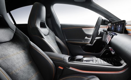 2020 Mercedes-Benz CLA 250 Coupe Edition Orange Art Interior Seats Wallpapers 450x275 (121)