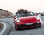 2020 Porsche 911 Carrera 4S Cabriolet (Color: India Red) Front Wallpapers 150x120