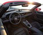 2020 Porsche 911 Carrera 4S Cabriolet (Color: India Red) Interior Wallpapers 150x120