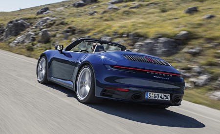 2020 Porsche 911 Carrera 4S Cabriolet Rear Three-Quarter Wallpapers 450x275 (183)