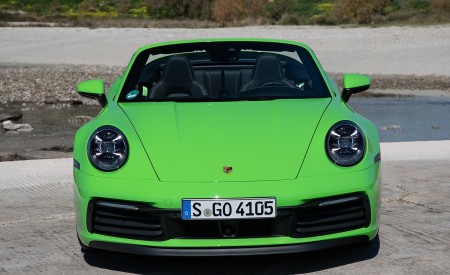 2020 Porsche 911 Carrera S Cabriolet (Color: Lizard Green) Front Wallpapers 450x275 (23)