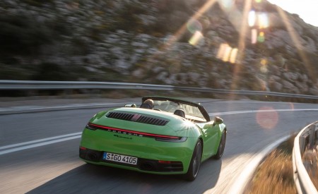 2020 Porsche 911 Carrera S Cabriolet (Color: Lizard Green) Rear Wallpapers 450x275 (15)