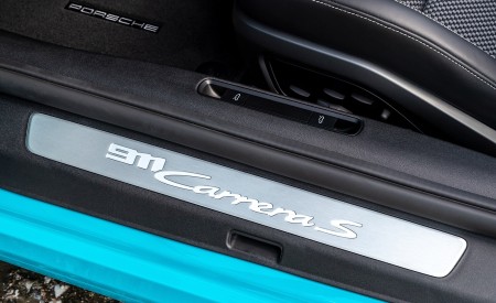2020 Porsche 911 Carrera S Cabriolet (Color: Miami Blue) Door Sill Wallpapers 450x275 (107)