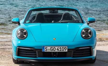 2020 Porsche 911 Carrera S Cabriolet (Color: Miami Blue) Front Wallpapers 450x275 (94)