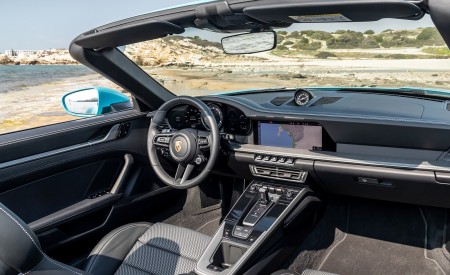 2020 Porsche 911 Carrera S Cabriolet (Color: Miami Blue) Interior Wallpapers 450x275 (108)