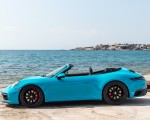 2020 Porsche 911 Carrera S Cabriolet (Color: Miami Blue) Side Wallpapers 150x120