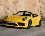 2020 Porsche 911 Carrera S Cabriolet (Color: Racing Yellow) Front Three-Quarter Wallpapers 150x120