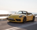 2020 Porsche 911 Carrera S Cabriolet (Color: Racing Yellow) Front Three-Quarter Wallpapers 150x120
