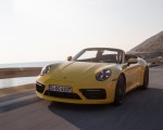 2020 Porsche 911 Carrera S Cabriolet (Color: Racing Yellow) Front Wallpapers 150x120