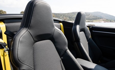 2020 Porsche 911 Carrera S Cabriolet (Color: Racing Yellow) Interior Seats Wallpapers 450x275 (177)