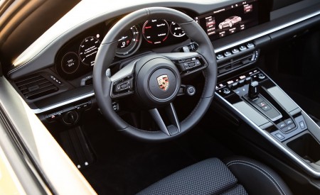 2020 Porsche 911 Carrera S Cabriolet (Color: Racing Yellow) Interior Steering Wheel Wallpapers 450x275 (179)