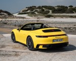 2020 Porsche 911 Carrera S Cabriolet (Color: Racing Yellow) Rear Three-Quarter Wallpapers 150x120