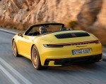 2020 Porsche 911 Carrera S Cabriolet (Color: Racing Yellow) Rear Three-Quarter Wallpapers 150x120