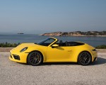 2020 Porsche 911 Carrera S Cabriolet (Color: Racing Yellow) Side Wallpapers 150x120