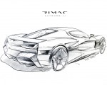 2020 Rimac C_Two Design Sketch Wallpapers 150x120