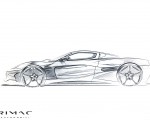 2020 Rimac C_Two Design Sketch Wallpapers  150x120