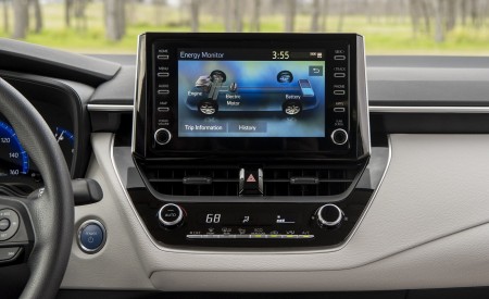 2020 Toyota Corolla Hybrid LE (Color: Blue Crush Metallic) Central Console Wallpapers 450x275 (16)