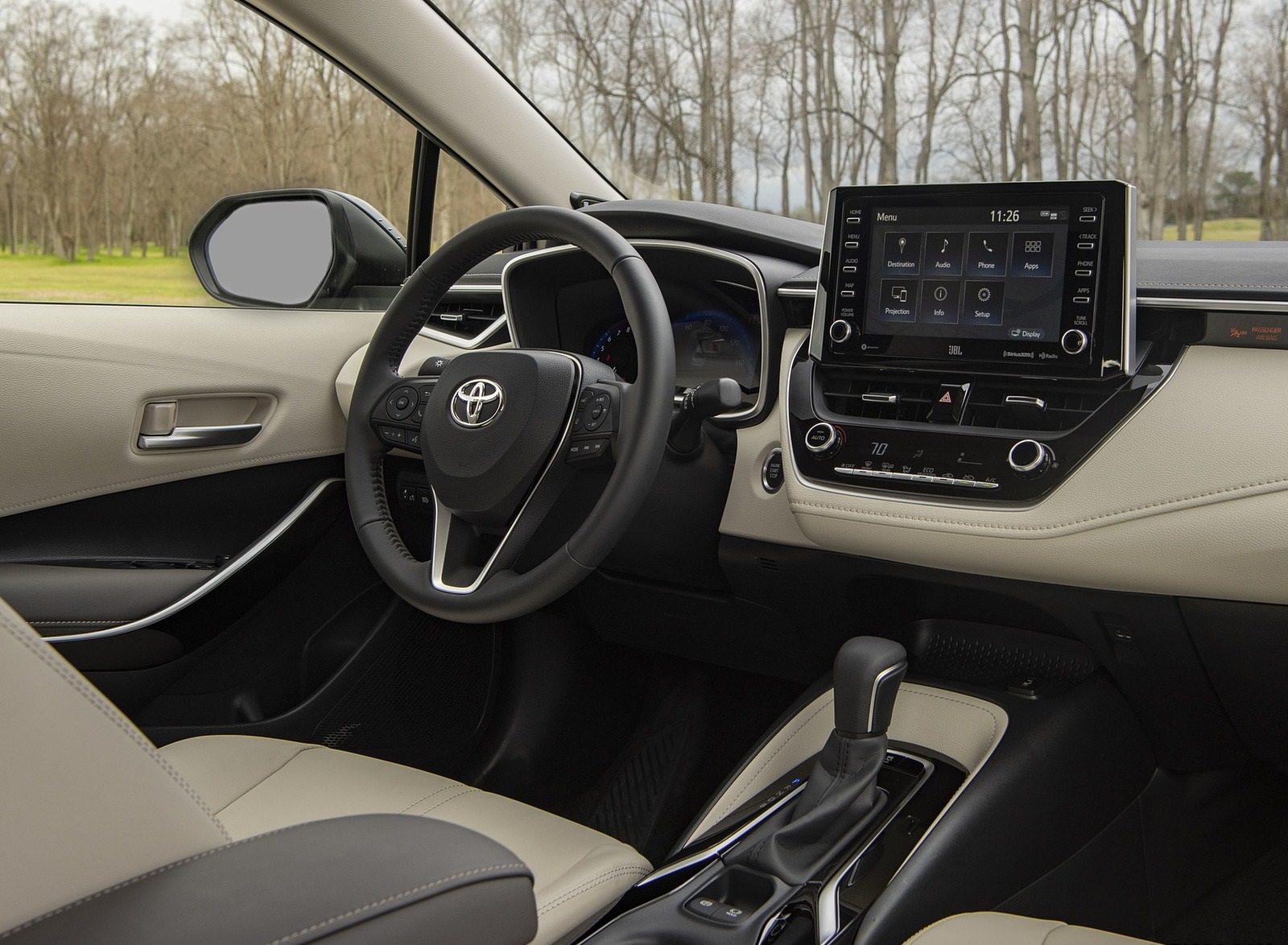 2020 Toyota Corolla XLE (Color: Blue Print) Interior Wallpapers #58 of 77