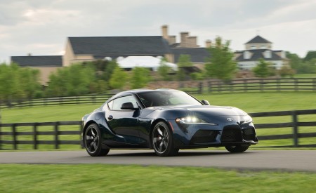 2020 Toyota Supra (Color: Downshift Blue) Front Three-Quarter Wallpapers 450x275 (70)