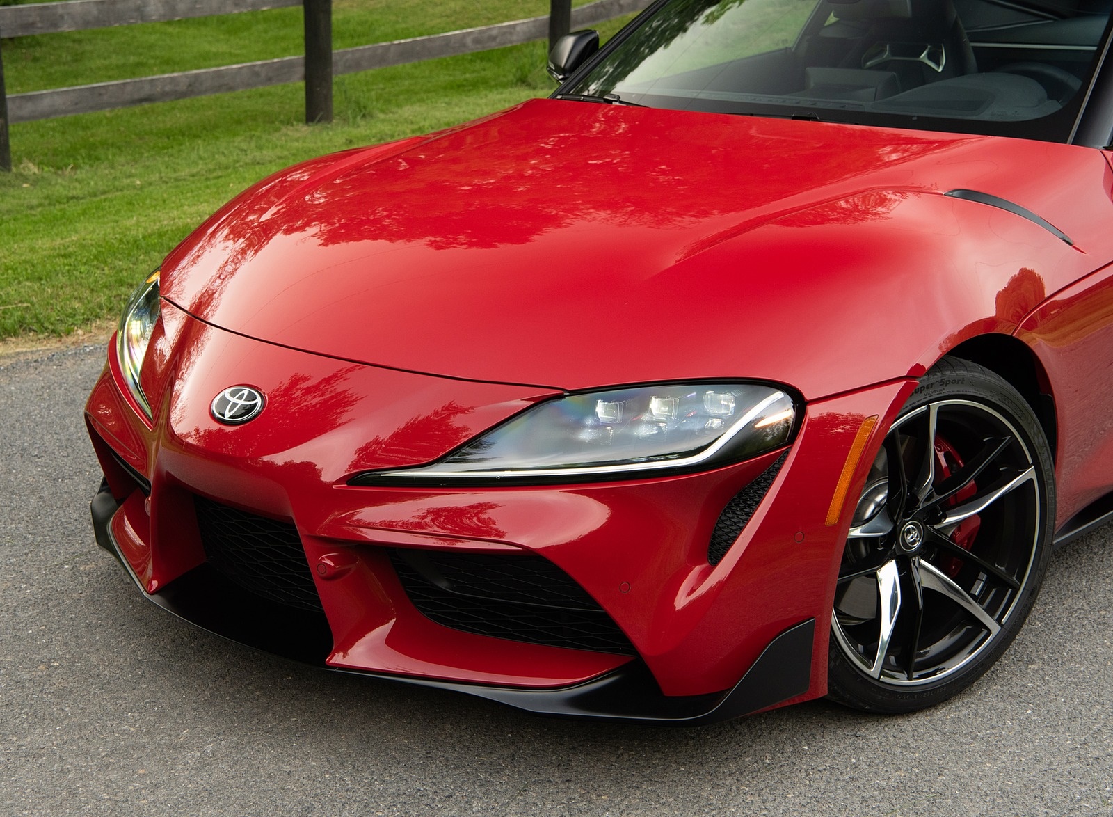 2020 Toyota Supra (Color: Renaissance Red) Detail Wallpapers (11)