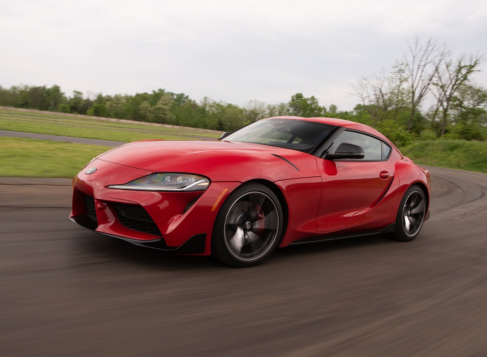 2020 Toyota Supra (Color: Renaissance Red) Front Three-Quarter Wallpapers (4)