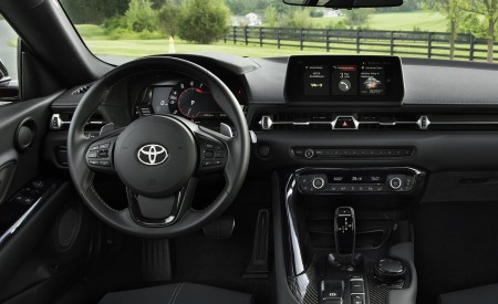 2020 Toyota Supra (Color: Renaissance Red) Interior Cockpit Wallpapers 450x275 (23)