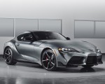 2020 Toyota Supra Matte Grey Front Three-Quarter Wallpapers 150x120