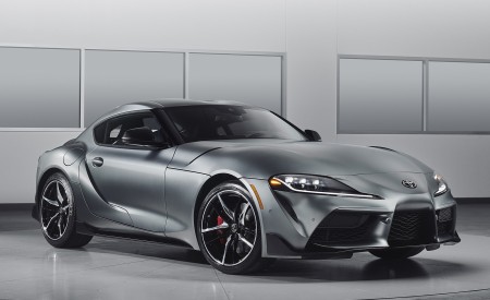 2020 Toyota Supra Matte Grey Front Three-Quarter Wallpapers 450x275 (156)