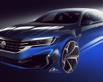 2020 Volkswagen Passat Design Sketch Wallpapers 150x120