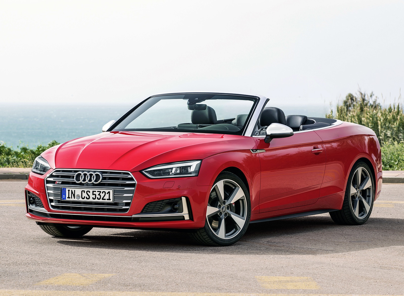 2018 Audi S5 Cabriolet (Color: Misano Red) Front Three-Quarter Wallpapers (11)