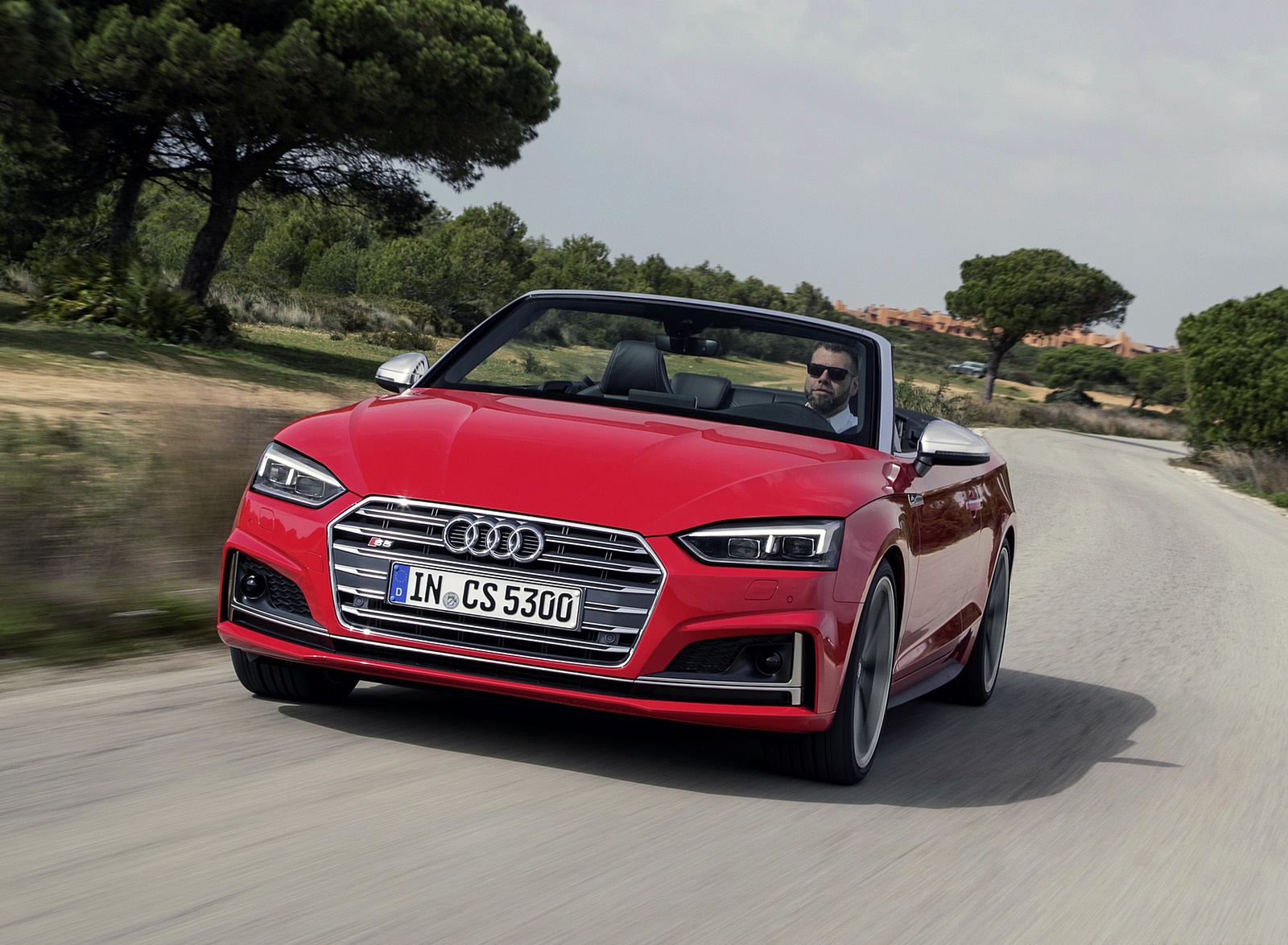 2018 Audi S5 Cabriolet (Color: Misano Red) Front Three-Quarter Wallpapers (5)