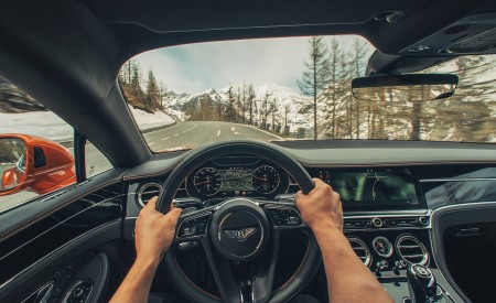 2018 Bentley Continental GT (Color: Orange Flame) Interior Steering Wheel Wallpapers 450x275 (26)