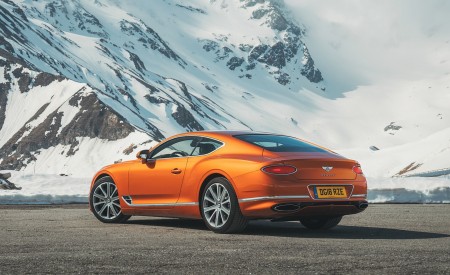 2018 Bentley Continental GT (Color: Orange Flame) Rear Wallpapers 450x275 (18)
