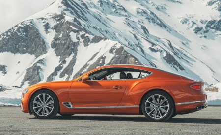 2018 Bentley Continental GT (Color: Orange Flame) Side Wallpapers 450x275 (19)