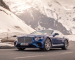 2018 Bentley Continental GT (Color: Sequin Blue) Front Three-Quarter Wallpapers 150x120