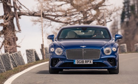 2018 Bentley Continental GT (Color: Sequin Blue) Front Wallpapers 450x275 (139)