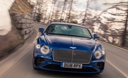 2018 Bentley Continental GT (Color: Sequin Blue) Front Wallpapers 450x275 (141)