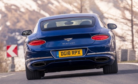 2018 Bentley Continental GT (Color: Sequin Blue) Rear Wallpapers 450x275 (143)