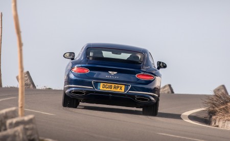 2018 Bentley Continental GT (Color: Sequin Blue) Rear Wallpapers 450x275 (130)