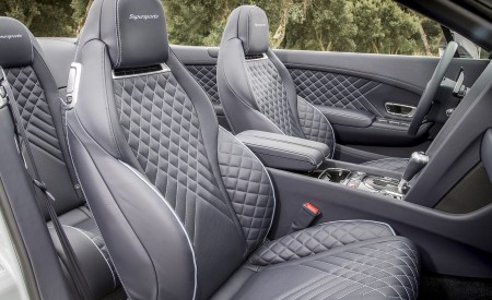 2018 Bentley Continental GT Supersports Convertible (Color: Ice White) Interior Front Seats Wallpapers 450x275 (111)