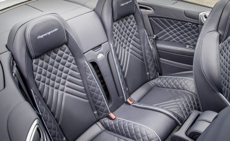 2018 Bentley Continental GT Supersports Convertible (Color: Ice White) Interior Rear Seats Wallpapers 450x275 (110)