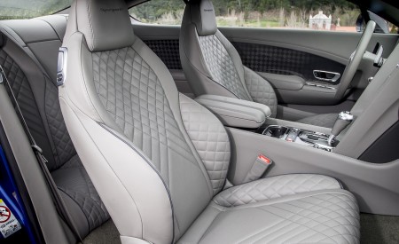 2018 Bentley Continental GT Supersports Coupe (Color: Moroccan Blue) Interior Front Seats Wallpapers 450x275 (156)