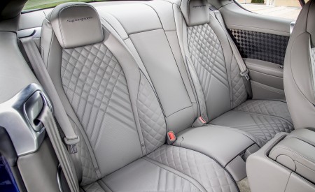 2018 Bentley Continental GT Supersports Coupe (Color: Moroccan Blue) Interior Rear Seats Wallpapers 450x275 (155)