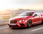 2018 Bentley Continental GT Supersports Coupe (Color: St. James Red) Front Three-Quarter Wallpapers 150x120