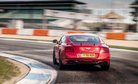 2018 Bentley Continental GT Supersports Coupe (Color: St. James Red) Rear Wallpapers 450x275 (16)