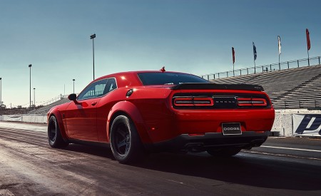 2018 Dodge Challenger SRT Demon Rear Three-Quarter Wallpapers 450x275 (40)