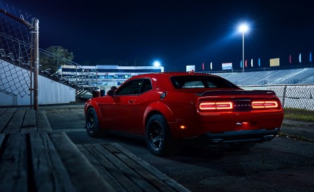 2018 Dodge Challenger SRT Demon Rear Three-Quarter Wallpapers 450x275 (59)